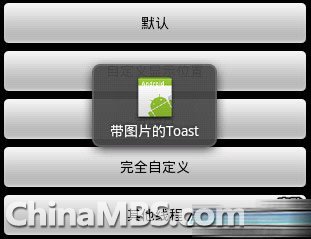 Android特效 五种Toast详解